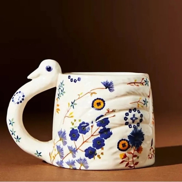 Anthropologie Marisol Swan Mug - Picture 1 of 3